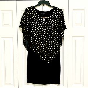 Enfocus Studio Black and Gold Dress 8 NWT